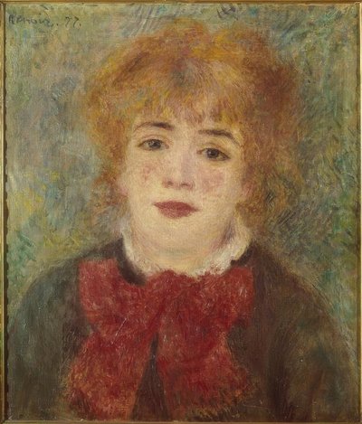 Bir bayanın portresi by Pierre Auguste Renoir
