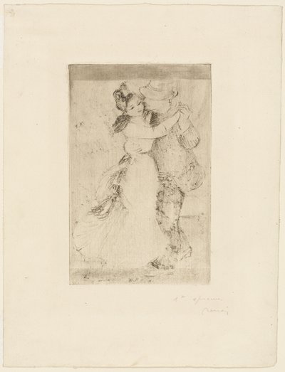 Ülkede Dans by Pierre Auguste Renoir