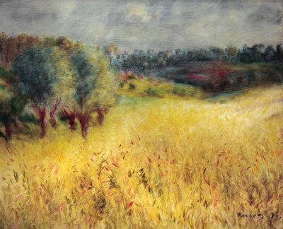 mısır tarlası by Pierre Auguste Renoir