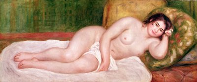 Kanepede çıplak kadın by Pierre Auguste Renoir