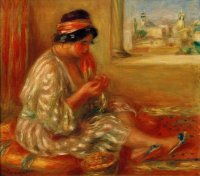Gabrielle Cezayir içinde by Pierre Auguste Renoir