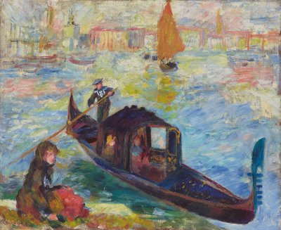Gondol, Venedik, 1881 by Pierre Auguste Renoir