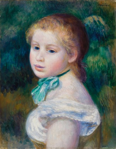 Genç Kız Başkanı by Pierre Auguste Renoir