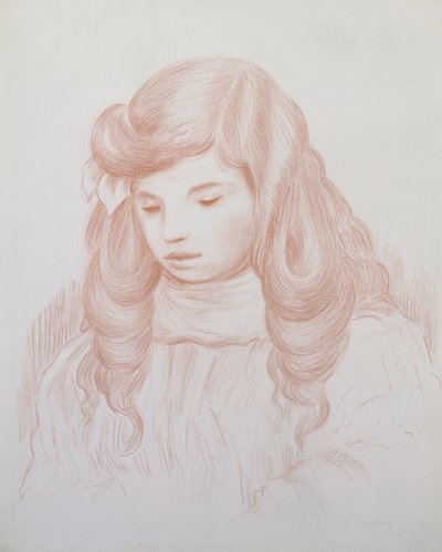 ಮಗುವಿನ ಮುಖ್ಯಸ್ಥ, 1913 (ಸಾಂಗೈನ್) ಟರ್ಕ್ by Pierre Auguste Renoir