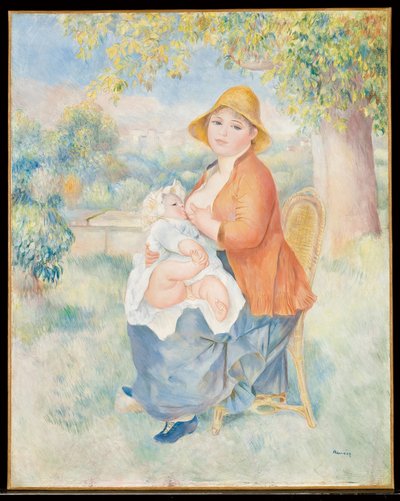 Göğüsteki Çocuk, 1886 by Pierre Auguste Renoir