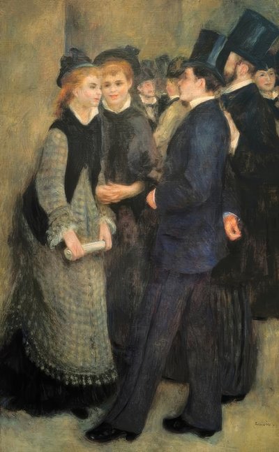 Konservatuardan Ayrılmak by Pierre Auguste Renoir