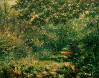 Ormandaki sokak by Pierre Auguste Renoir