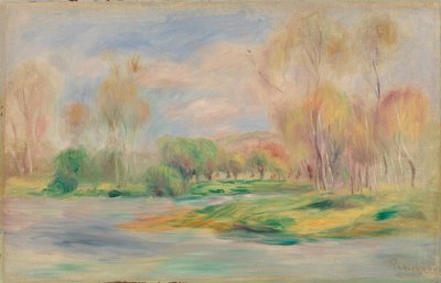 Manzara by Pierre Auguste Renoir