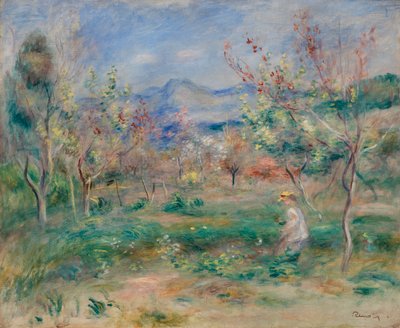 Manzara by Pierre Auguste Renoir