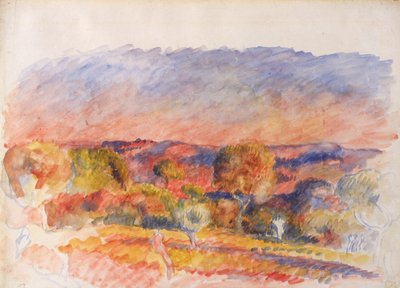 Manzara, 1889. by Pierre Auguste Renoir