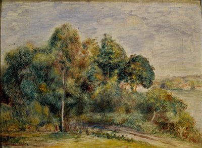 Manzara. Resim Pierre Auguste Renoir (Pierre-Auguste) by Pierre Auguste Renoir
