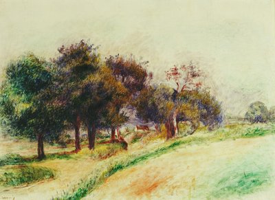Manzara; Peyzaj, by Pierre Auguste Renoir