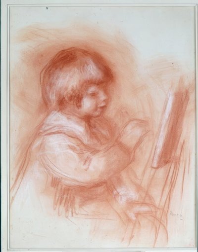 küçük ressam by Pierre Auguste Renoir