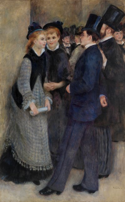 Konservatuardan Ayrılmak by Pierre Auguste Renoir