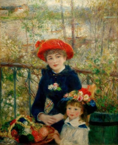 İki Kızkardeş (Terasta) by Pierre Auguste Renoir