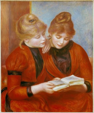 iki kız kardeş by Pierre Auguste Renoir