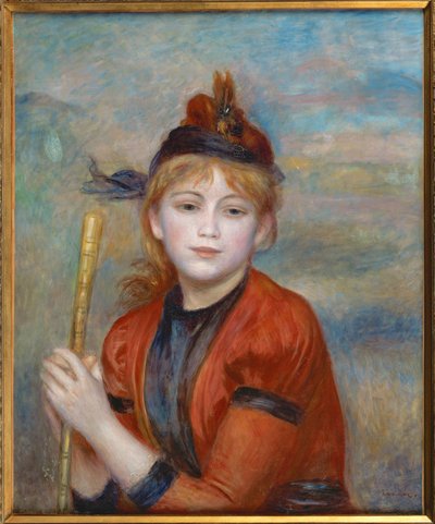 Gezgin (tuval üzerine yağlıboya) by Pierre Auguste Renoir