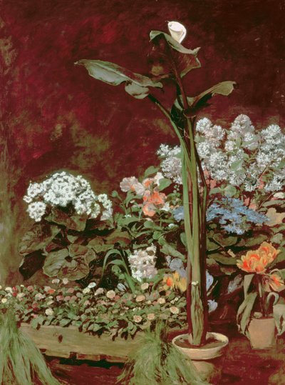 Zambak ve Sera Bitkileri by Pierre Auguste Renoir