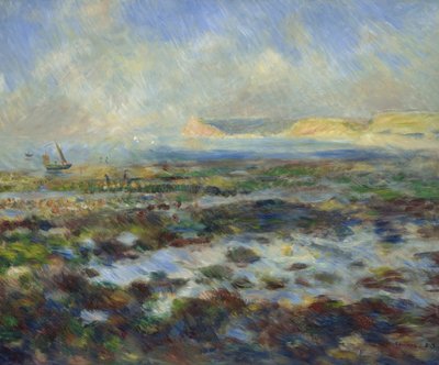 Alçak Gelgit, Yport, 1883 by Pierre Auguste Renoir