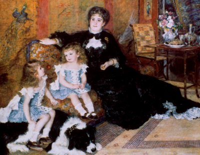 Madam Georges Charpentier ve Çocukları, 1878 by Pierre Auguste Renoir