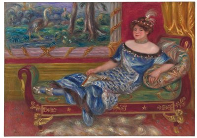 Madame de Galéa meridyende, 1912 by Pierre Auguste Renoir