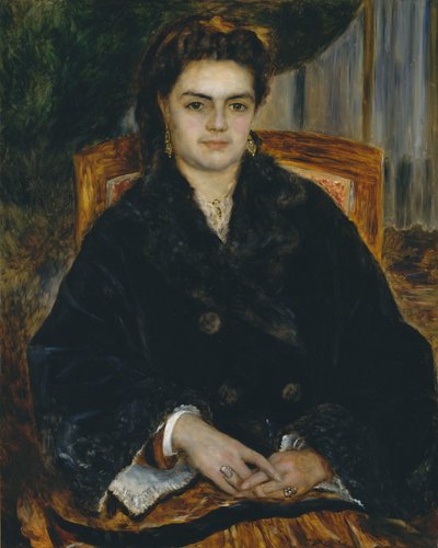 Madam Édouard Bernier Marie-Octavie-Stéphanie Laurens, 1838-1920, 1871. by Pierre Auguste Renoir
