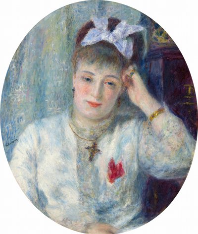 Marie Murer, 1877. by Pierre Auguste Renoir