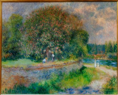 çiçekli at kestanesi by Pierre Auguste Renoir