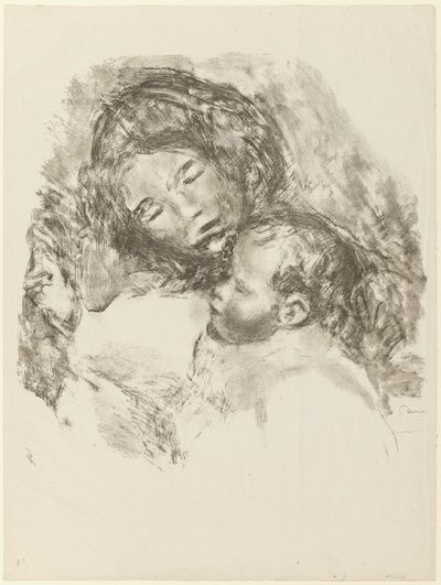 Annelik, büyük tabak by Pierre Auguste Renoir