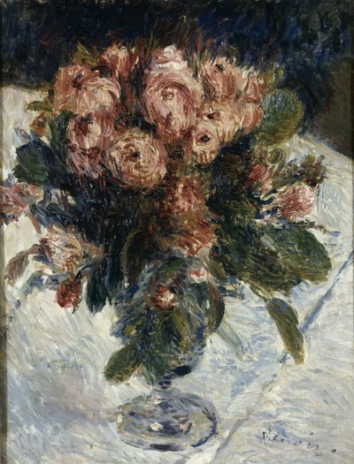 Yosun Gülleri, c. 1890 by Pierre Auguste Renoir