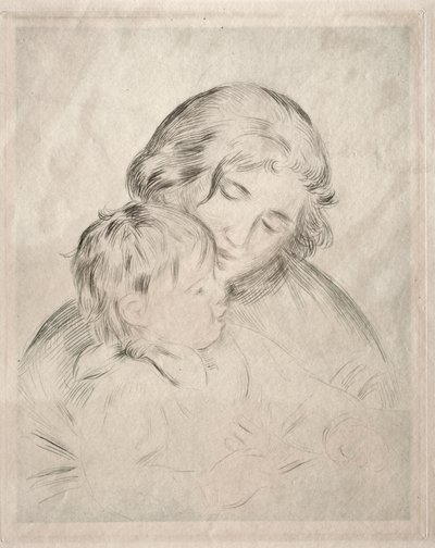 Anne ve Çocuk by Pierre Auguste Renoir