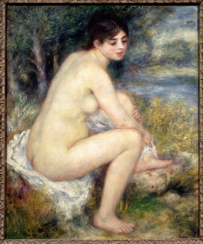 Bir Manzarada Çıplak Kadın by Pierre Auguste Renoir