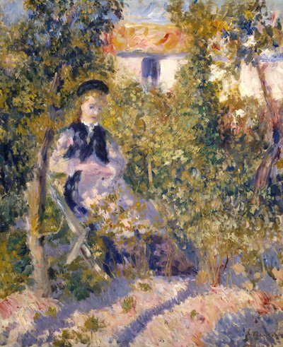 Bahçedeki Nini Nini Lopez, 1876. by Pierre Auguste Renoir