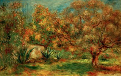 Zeytin bahçesi by Pierre Auguste Renoir