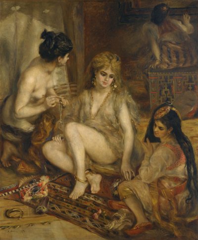 Parisiennes, Cezayir Kostüm Hareminde, 1872 by Pierre Auguste Renoir