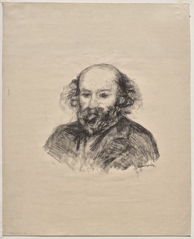Paul Cezanne by Pierre Auguste Renoir
