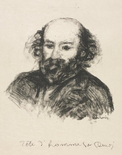 Paul Cezanne, c. 1902. by Pierre Auguste Renoir