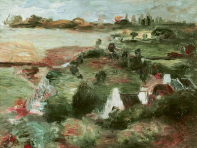 Britanya manzarası by Pierre Auguste Renoir