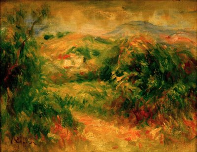 Crosde-Cagnes Manzarası by Pierre Auguste Renoir