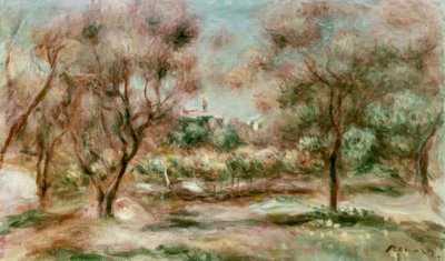 Grasse Manzarası by Pierre Auguste Renoir