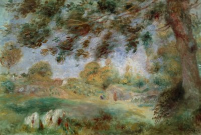 Bahar manzarası by Pierre Auguste Renoir
