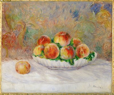 Peches (tuval üzerine yağlıboya) by Pierre Auguste Renoir