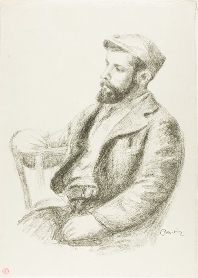 Louis Valtat'ın Portresi by Pierre Auguste Renoir