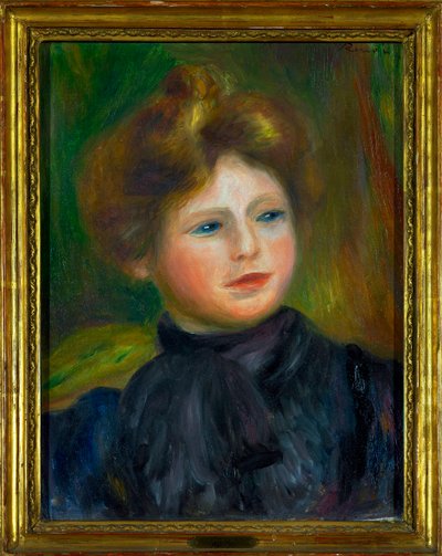 Kadın Portresi, Pierre Auguste Renoir (1841-1919) 1916 Dim 0,35 x 0,27 m Paris Louvre Müzesi Zorunlu söz: Bağış Helene ve Victor Lyon by Pierre Auguste Renoir