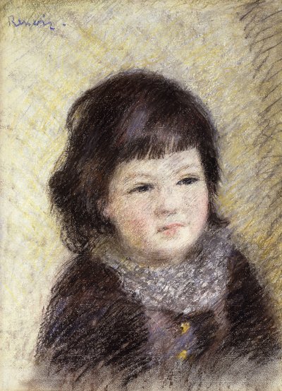 Bir Çocuk Portresi; Bir Çocuğun Portresi, 1879 dolayları by Pierre Auguste Renoir