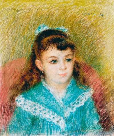Genç Bir Kızın Portresi Elisabeth Master, 1879 by Pierre Auguste Renoir