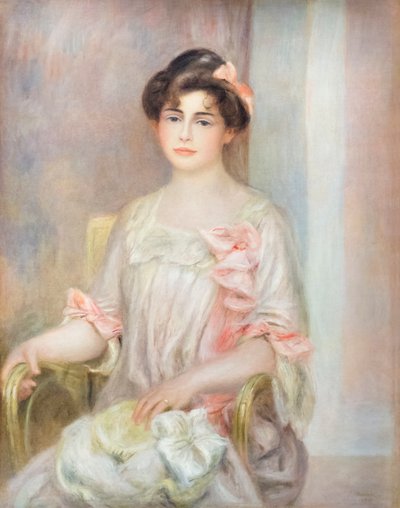 Madam Josse Bernheim-Dauberville'in Portresi by Pierre Auguste Renoir