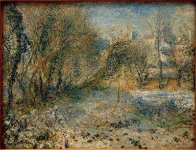 Kar manzarası by Pierre Auguste Renoir
