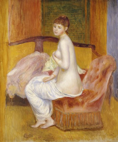 Çıplak Oturan, Dinlenme, 1885 by Pierre Auguste Renoir