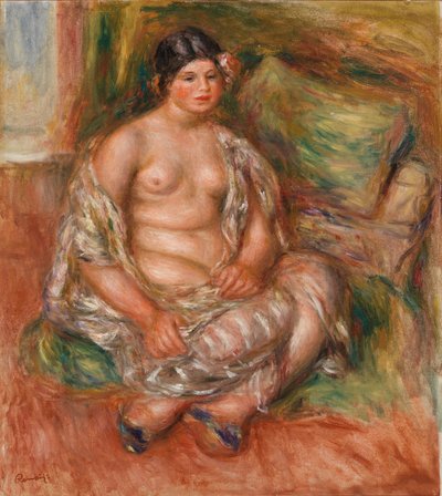 Oturan Odalık by Pierre Auguste Renoir